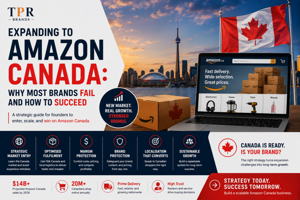 Amazon Canada market entry strategy for brand founders