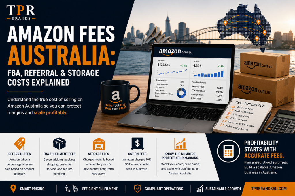 Amazon fees Australia breakdown for FBA and seller costs