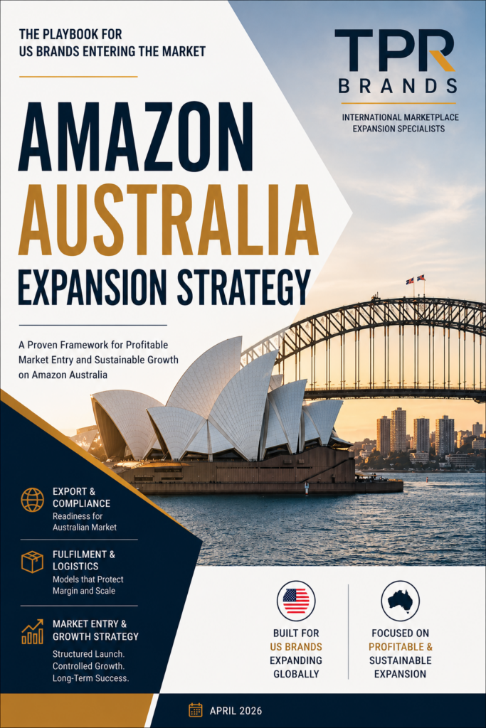 Amazon Australia expansion guide cover by TPR Brand