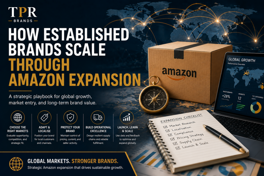 Amazon expansion strategy for international brand growth