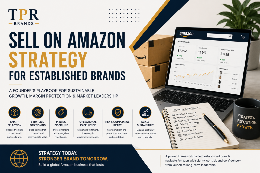 Sell on Amazon strategy for established product brands