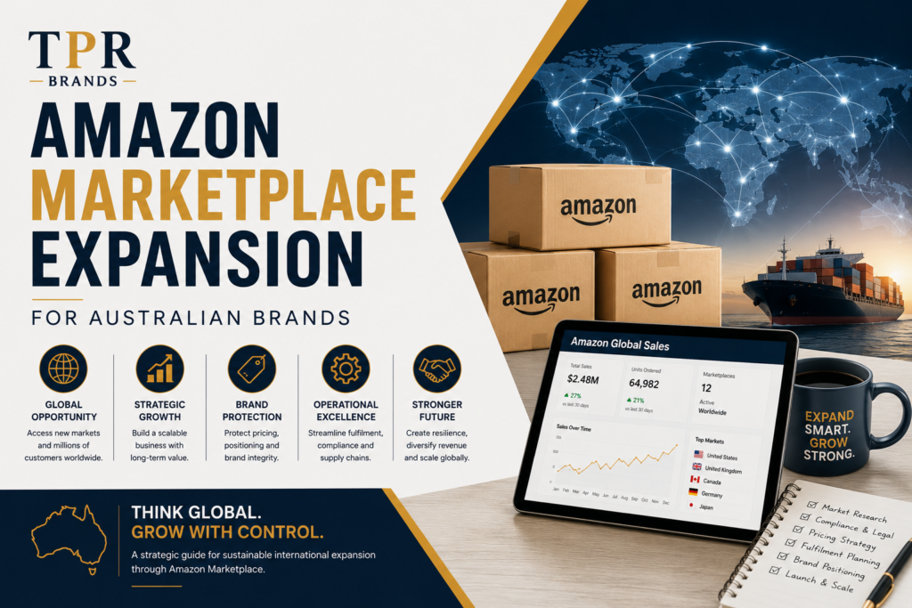 Australian brand expanding globally through Amazon Marketplace