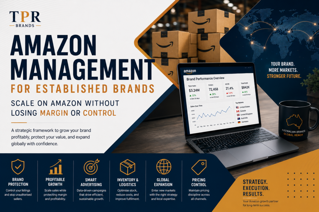 Strategic Amazon management for established brands expanding internationally