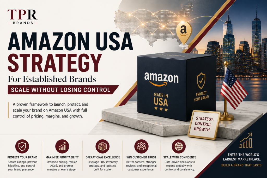 Amazon USA strategy for established brands expanding into the US market