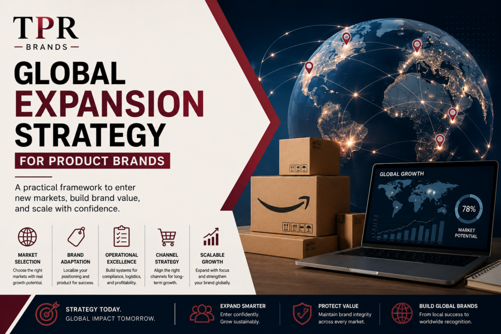 Founder reviewing a global expansion strategy and international market opportunities
