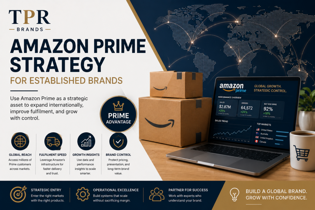 Amazon Prime strategy and fulfilment growth for established brands