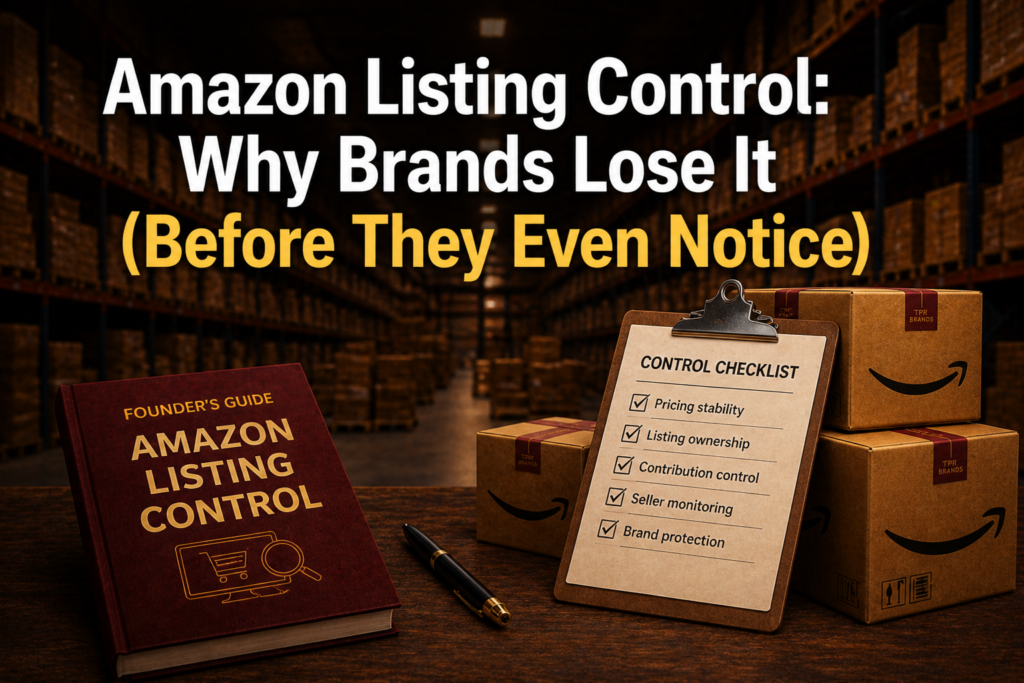Amazong Listing Control. Why brands lose it!