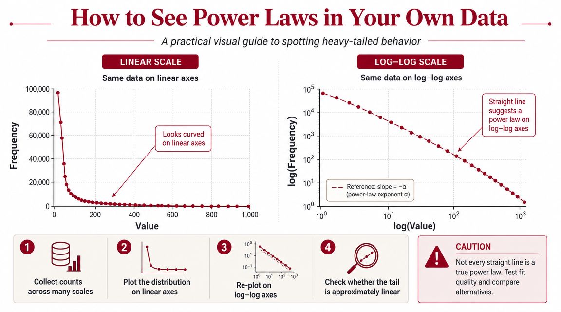 How to See Power Laws in Your Own Data